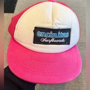 Encinitas Surfboards Retro Pink Trucker Hat